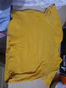 Yellow Crop Top