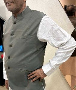 Ethnic : olive green Waistcoat