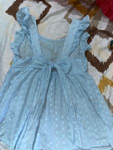 Cute Blue Babydoll Top