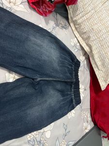 Dark Blue Denim Jeans