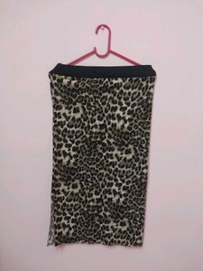 Animal Print Skirt