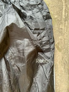Black Nylon Windbreaker Pants