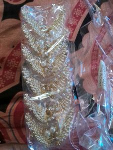 Brand New Pearl Wing Hair Claw Butterfly Clip
