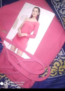 Offer For Today,🙊👈Burgundy One-Shoulder Mini Dr