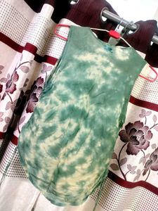 Green Sleeveless Top