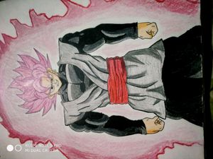 Anime Draw Of Goku Black