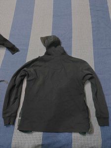 Grey Hoodie with Pocket Detail