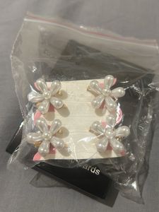 (4 pieces) Korean Style Small Pearl Hair Clips