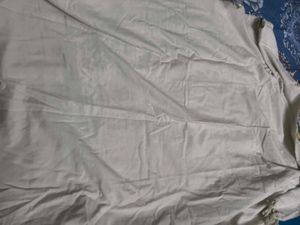 White Cotton Single Bedsheet