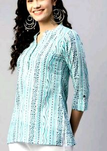 Stylish Printed Tunic Top