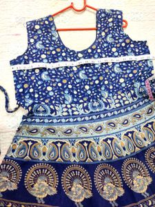 Boho Print Dress💙💚🤍