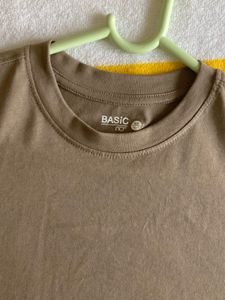 BASIC Brown short sleeve ter