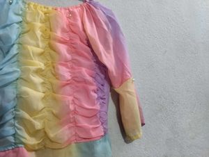 Rainbow Sheer Top