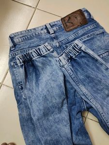 Koovs 26 Size Denim Jogger For Girls