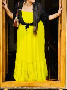 Anthea Green Embellished Dress