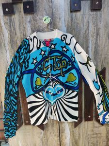 Multi Colour Woolen Top