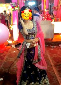 Beautiful Navy Blue Lehnga