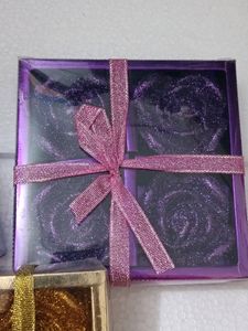 Set Of 2 Pack Glitter Big Size Floating Candle