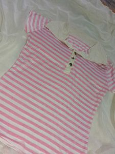 Striped Pink Top