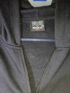 Black Zip-Up Hoodie