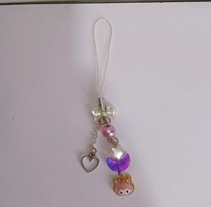Purple Kuromi Phone Charm