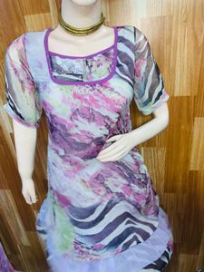 Printed Mini Dress