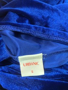 Blue Velvet Slip Dress