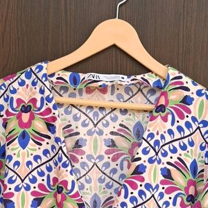 Zara Floral Top