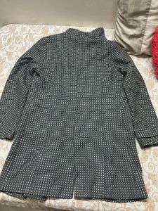 Stylish Grey Patterned Coat