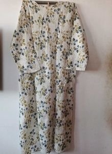Floral Print Kurta