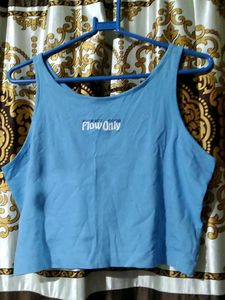 Ajile By Pantaloons Cropped Microfiber Vest Top
