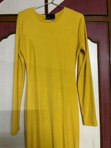 Bodycon Yellow Dress