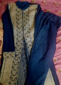 A line Kurta With Pant Set For Women