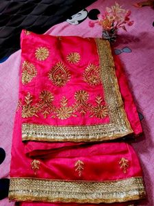 Rose Pink Saree For Wedding,Party Wear♥️✨🌸