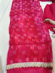Pink Embroidered Salwar Kameez