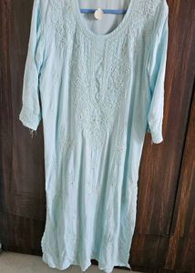 Hand Embroidered Chikan Suit