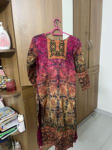 COTTON SILK CHURDHAR PAKISTANI WEDDING KURTI