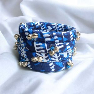 Handmade fabrics bangles..