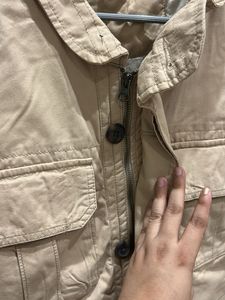 cream men jacket for wintera