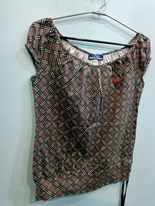 Burberry Plaid Top