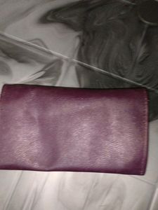 leather hand purse