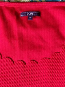 Beautiful Red Top From CODE - Western Wear