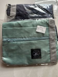 Mint Green Foldable Travel Duffel Bag