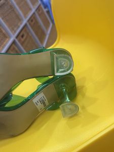 Green Jewel Heels