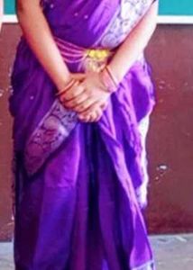 Girl Readymade Nauwari Saree With Blouse