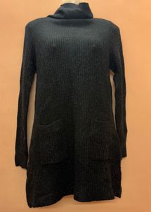 Midnight Starry Glitter Black Dress