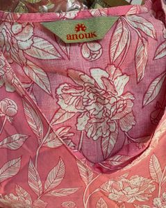 Pink Floral Kurta