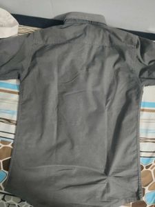Men's Grey Casual Shirt