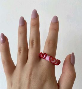 3 × ❤️ Y2K Chunky Clay Rings ✨