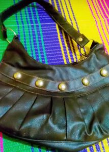 Vintage Pleated Hobo Bag